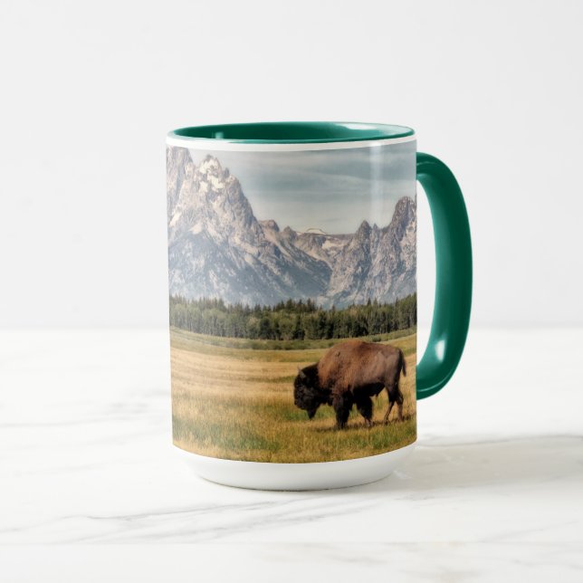 Mug Bison dans les Tétons (Devant droit)