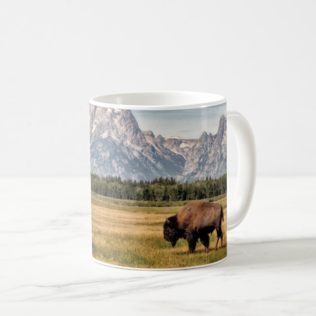 Mug Bison dans les Tétons (Devant droit)