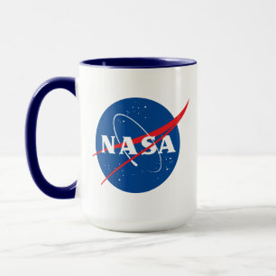 Mug Bistro en céramique bleu/blanc NASA