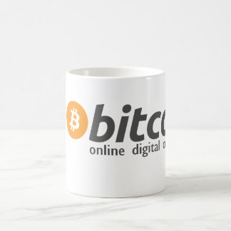 Mug Bitcoin - devise en ligne de Digitals