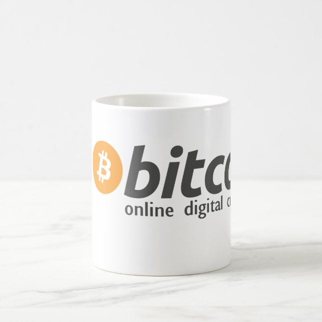 Mug Bitcoin - devise en ligne de Digitals (Centre)