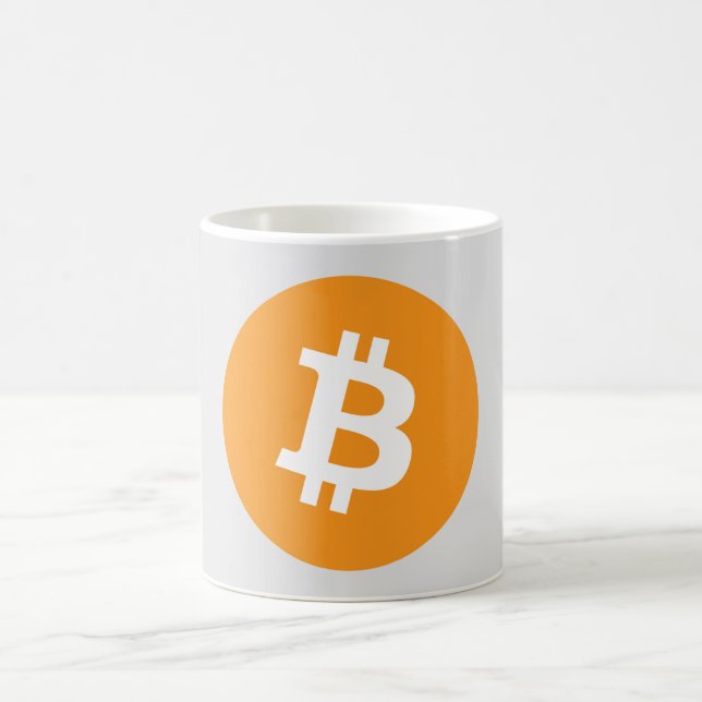MUG Bitcoin Orange Cryptocurrency (Center)