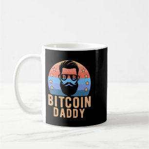 Mug Bitcoin Papa Vintage Papa BTC Crypto Mens Dire 2