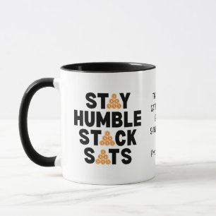 Mug Bitcoin RESTER HUMBLE PILE SATS Crypto Investisseu