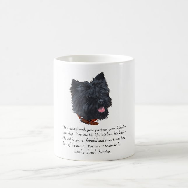 Mug Black Cairn Terrner Keepsaké - Homme (Centre)