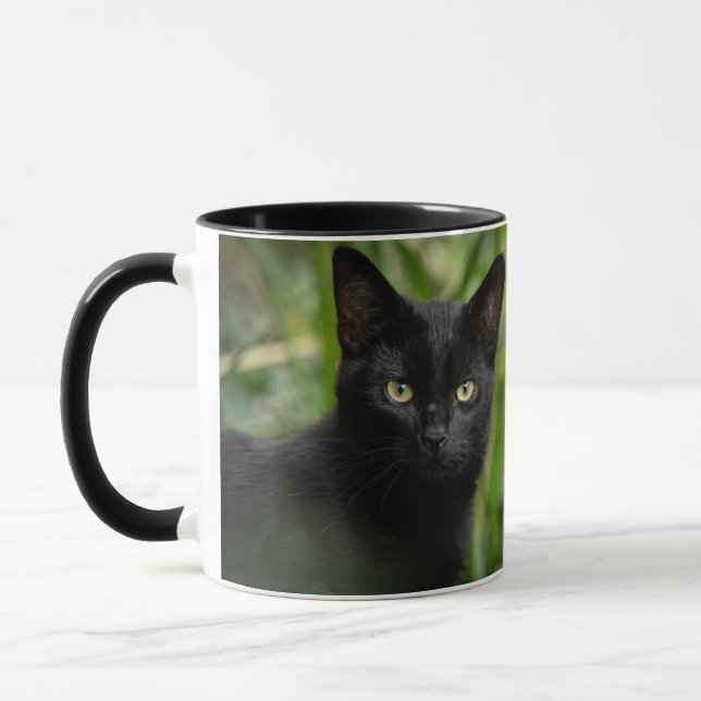 Mug Black Cat Double Sided (Gauche)
