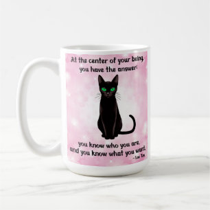Mug Black Cat Wisdome - Fleurs de cerisiers