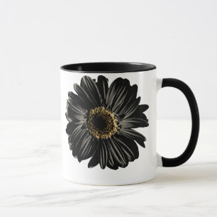 Mug Black Daisy