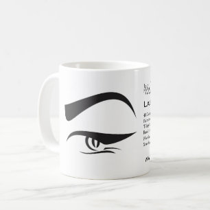 Mug Black Eyeliner lâche extension henné maquillage ic