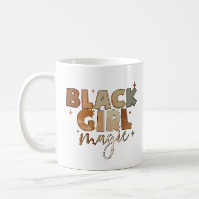 Mug Black Girl Magic Afro Femme (Gauche)