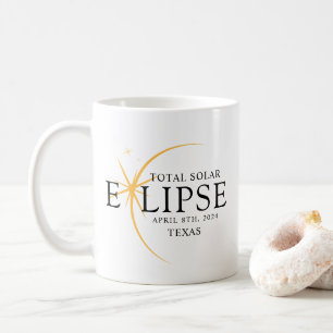 Mug Black & Gold 2024 Texas Total Solar Eclipse