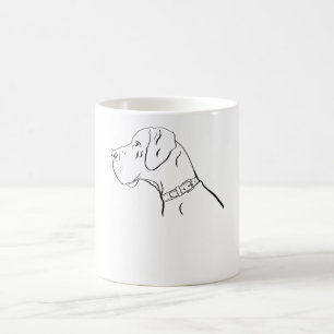 Mug Black Great Dane Chien