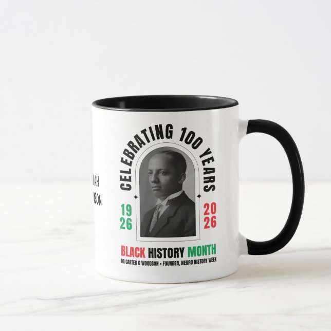 Mug BLACK HISTORY MONTH Celebrating 100 Years BHM (Droite)