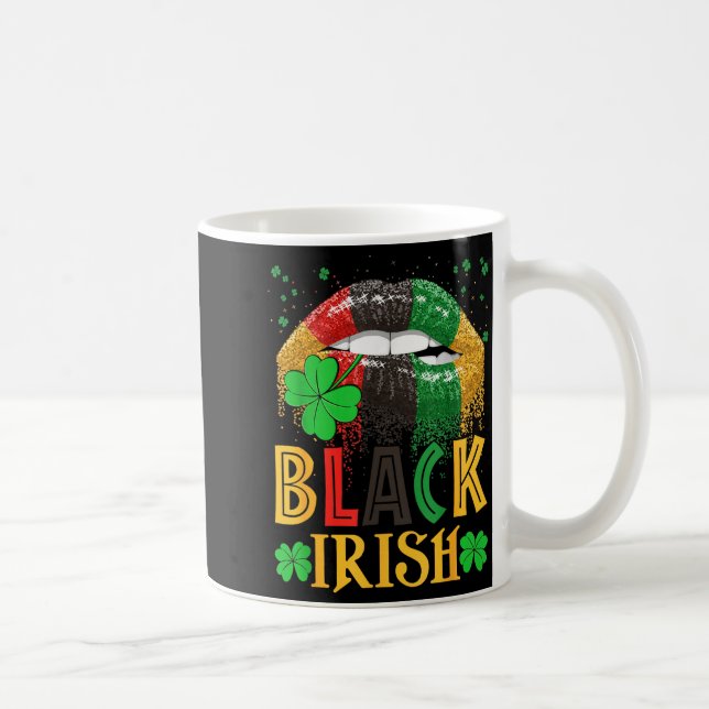 Mug Black Irish Dripng Lips African American St Patric (Droite)