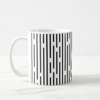 Mug Black Line Geometric Pattern 