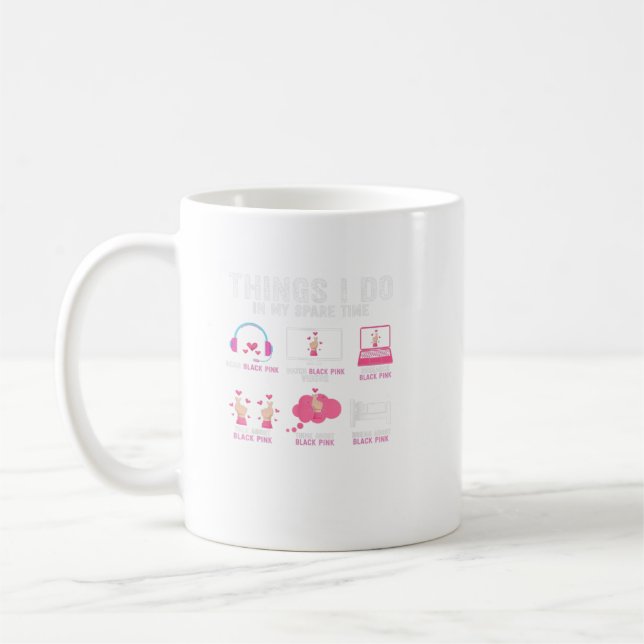 Mug Black Pink in Your Area K Pop Kpop Korea Pop (Gauche)