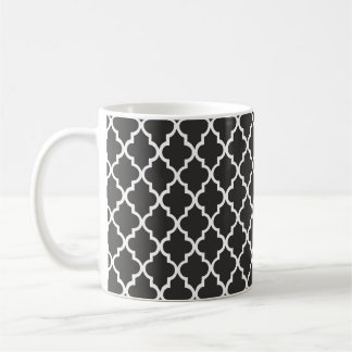 Mug Black Quatrefoil