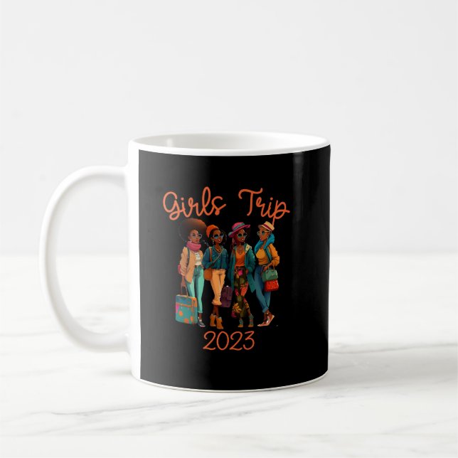Mug Black Queen Girls Trip African American Vacances (Gauche)