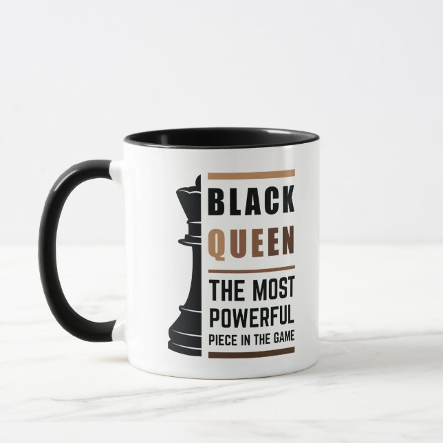 Mug Black Queen La Pièce La Plus Puissante Dans Le Jeu (Gauche)