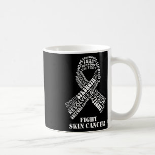 Mug Black Ribbon Melanoma Mois Produits Cancer de la p
