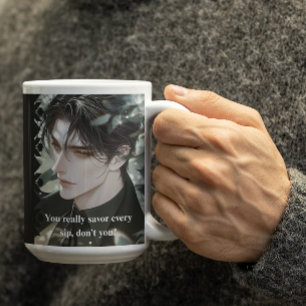 Mug Black Séductive Anime Caractère jaloux
