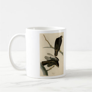 Mug Black Warrior (Buse à queue rouge) d'Audubon Birds