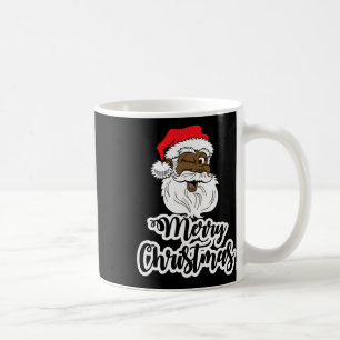 Mug Black winking père Noël joyeux noël amérique afric