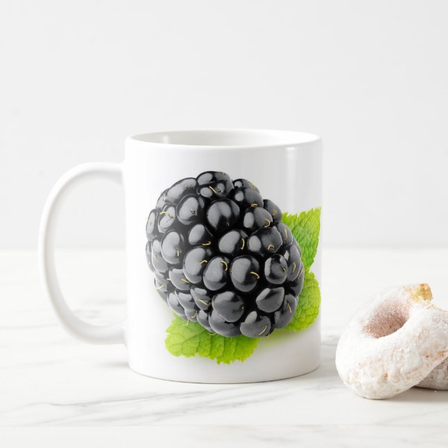 Mug Blackberry et menthe (Avec donut)