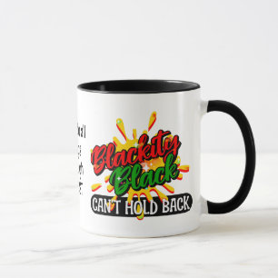Mug BLACKITY NOIR NE PEUT PAS TENIR EN ARRIÈRE Christi