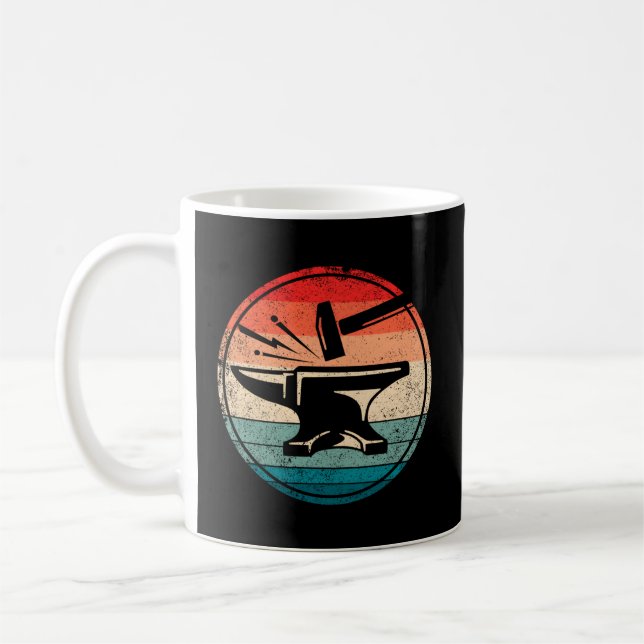 Mug Blacksmier Anvil Metalworker Blacksmith (Gauche)