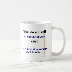 Mug Blague scientifique papa plaisante Cylindre diplô