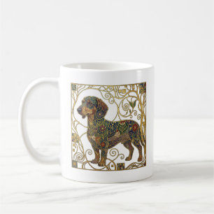Mug Blaireau d'or-Chien de chasse : Dachshund de la Sé