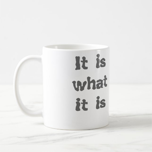 Mug blanc 11 oz (Gauche)