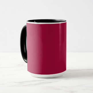 Mug Blanc Créez votre propre - Rouge cerisier
