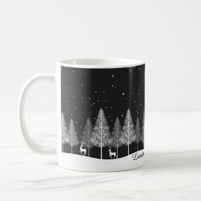 Mug blanc de Noël (Gauche)