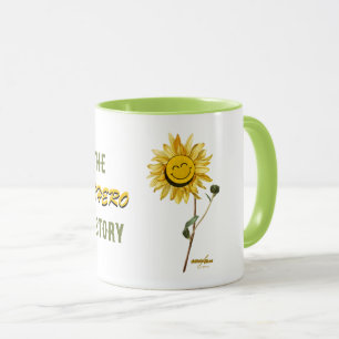 Mug blanc de super-héros par la poète Adiela Akoo