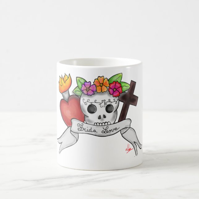 Mug blanc Frida Love (Centre)