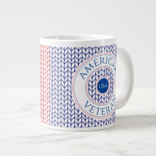 MUG BLANC GRAND FORMAT VÉTÉRAN AMÉRICAIN