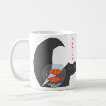 Blanc image classique de tasse/Poisson-chat de 11