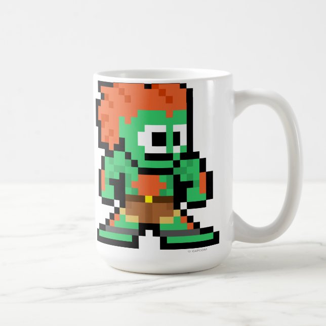 Mug Blanka à 8 bits (Droite)