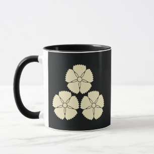 Mug Blason de Clan Akizuki Vintage Oriental Japonais