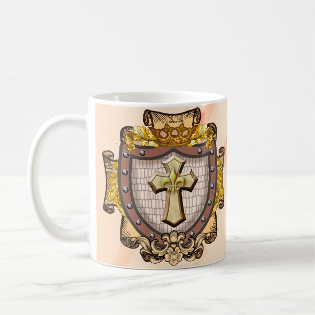 Mug Blason de Famille Aurum Nom de Famille (Gauche)