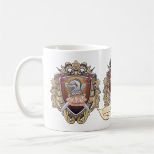 Mug Blason de famille Knight Shield