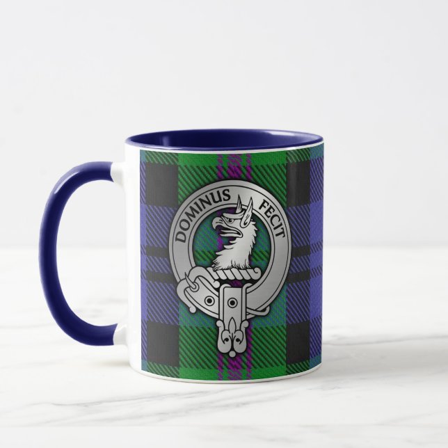 Mug Blason et tartan du clan Baird (Gauche)