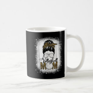 Mug Bleached Volleyball Maman Vie Leopard Messy Bun Ga