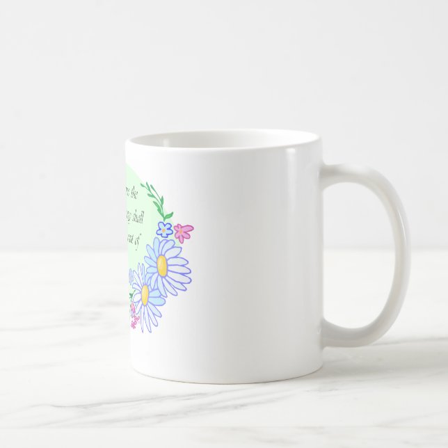 Mug Blessed sont la flexible (Droite)