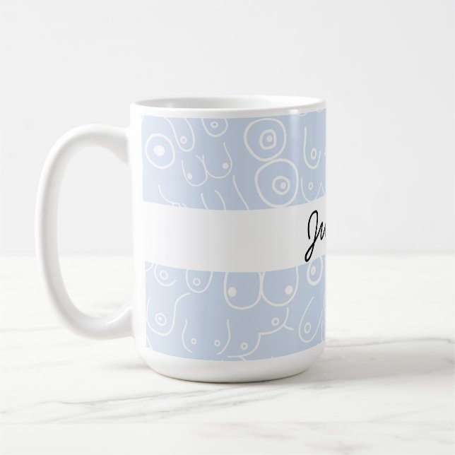Mug bleu baby shower (Gauche)