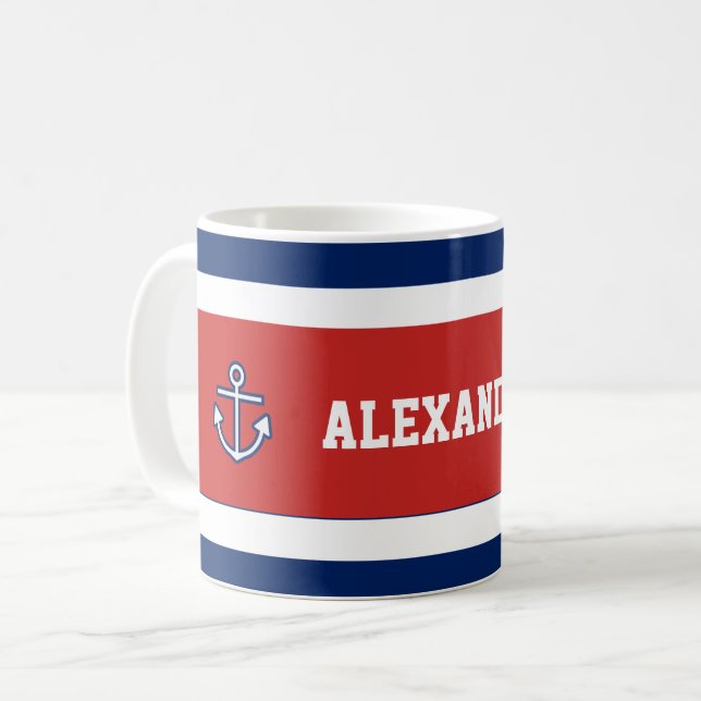Mug Bleu Bleu Bleu Marine Marine (Devant gauche)