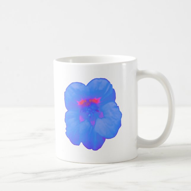 Mug Bleu brillant Nasturtium Musique (Droite)