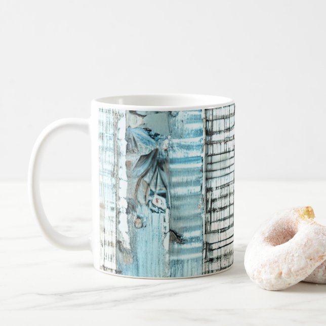 Mug Bleu Chic Shabby (Avec donut)
